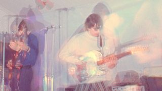 Roger Waters, Syd Barrett and Rick Wright of Pink Floyd perform at the UFO Club, London, December 1966.