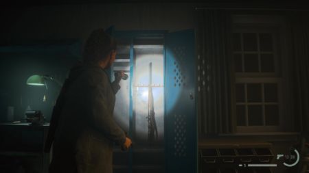 Alan Wake 2 Door Knob and Hunting Rifle