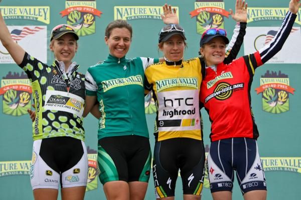 Today's jersey winners for the women.