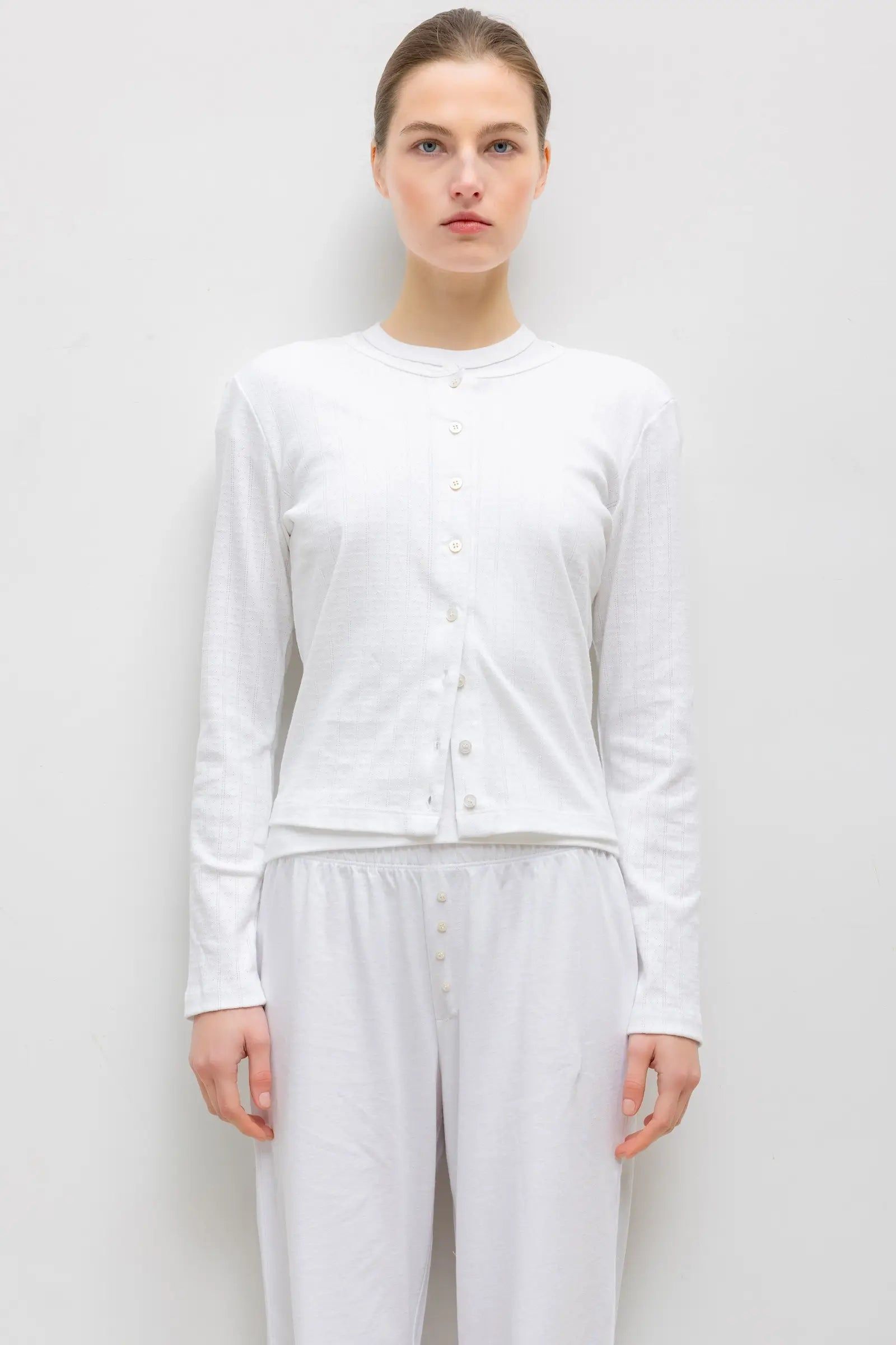 Pointelle Classic Cardigan Ii