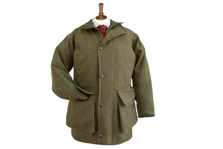 Butler Stewart waterproof shooting coat in bullfinch