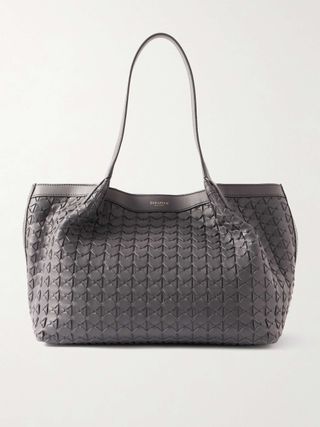 Secret Small Woven Leather Tote