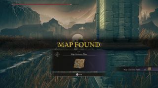 A player finds a map fragment in Shadow of the Erdtree