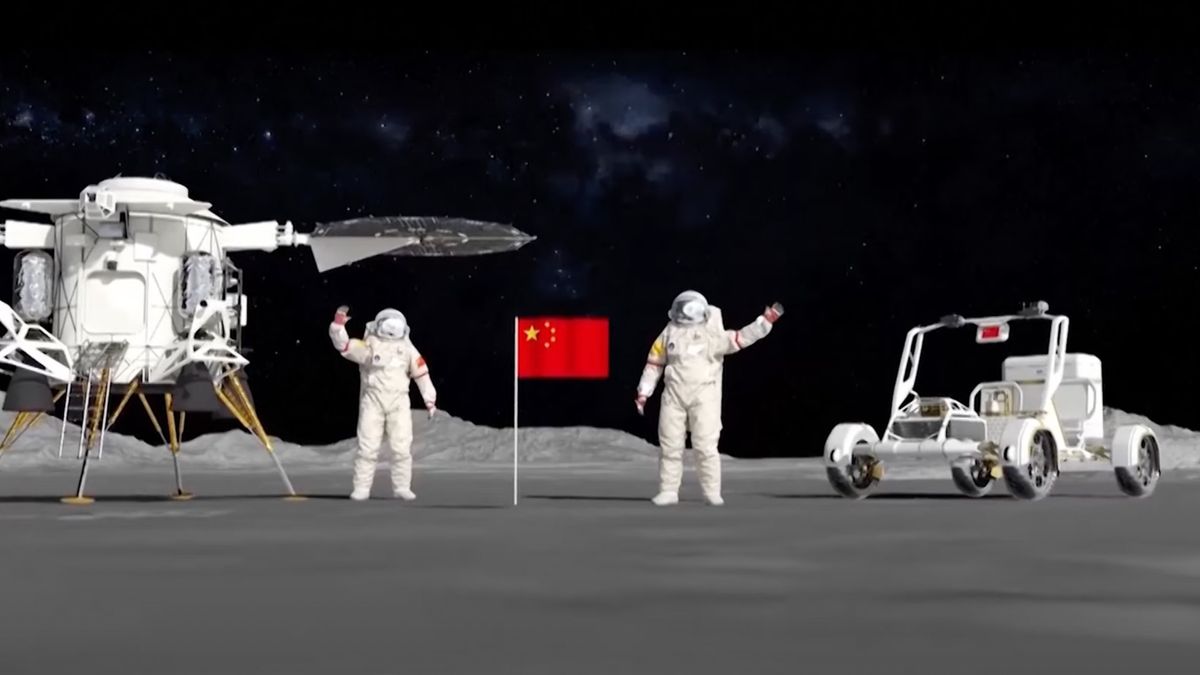 How China plans to position astronauts at the moon through 2030 (video)