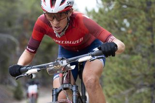 Sofia Gomez Villafane (Specialized) at the Leadville Trail 100 MTB 2023, the fourth race in the Life Time Grand Prix Series