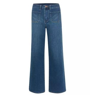 Flared high-waisted jeans from Kaffe at John Lewis