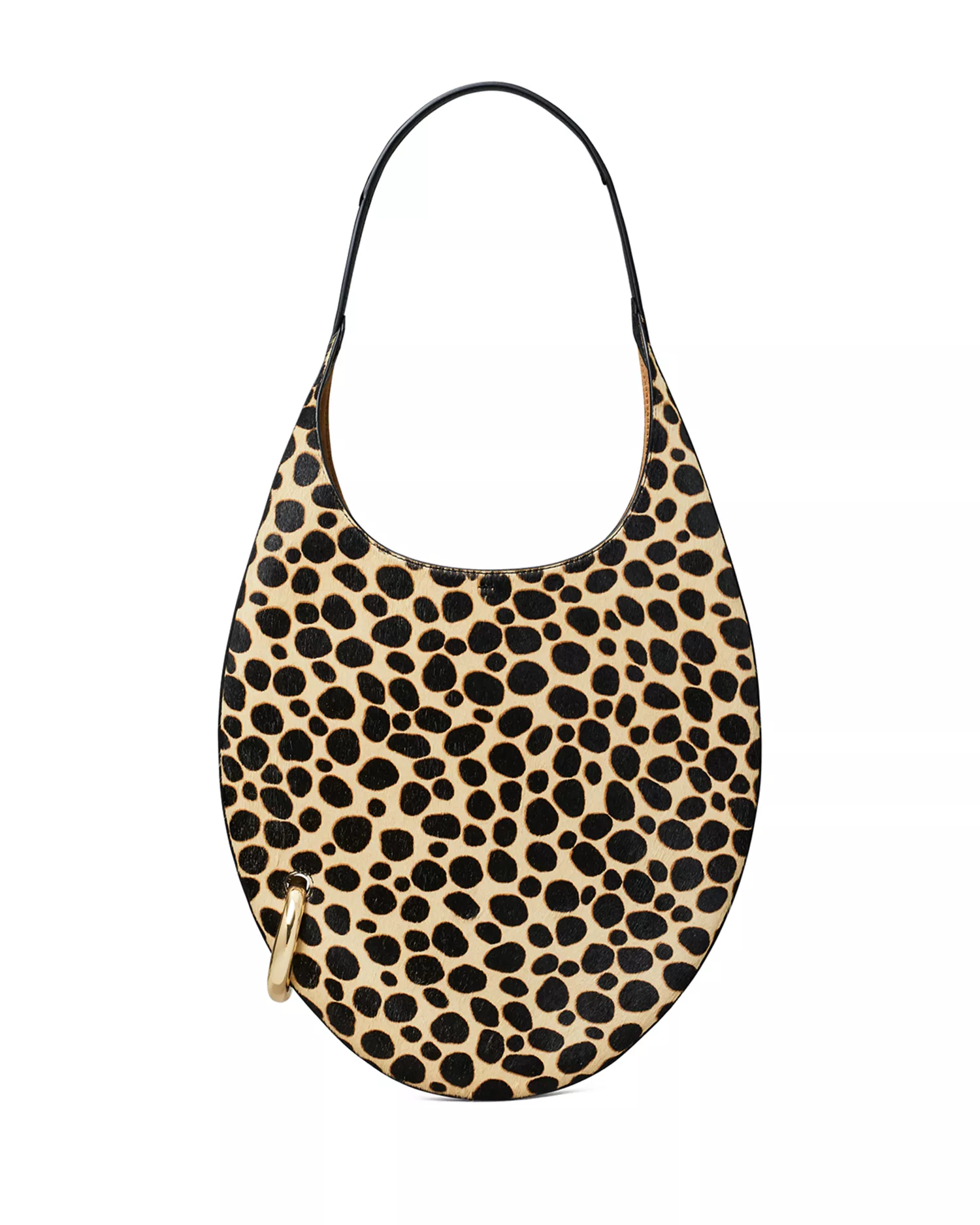 Pierced Calf Hair Handbag