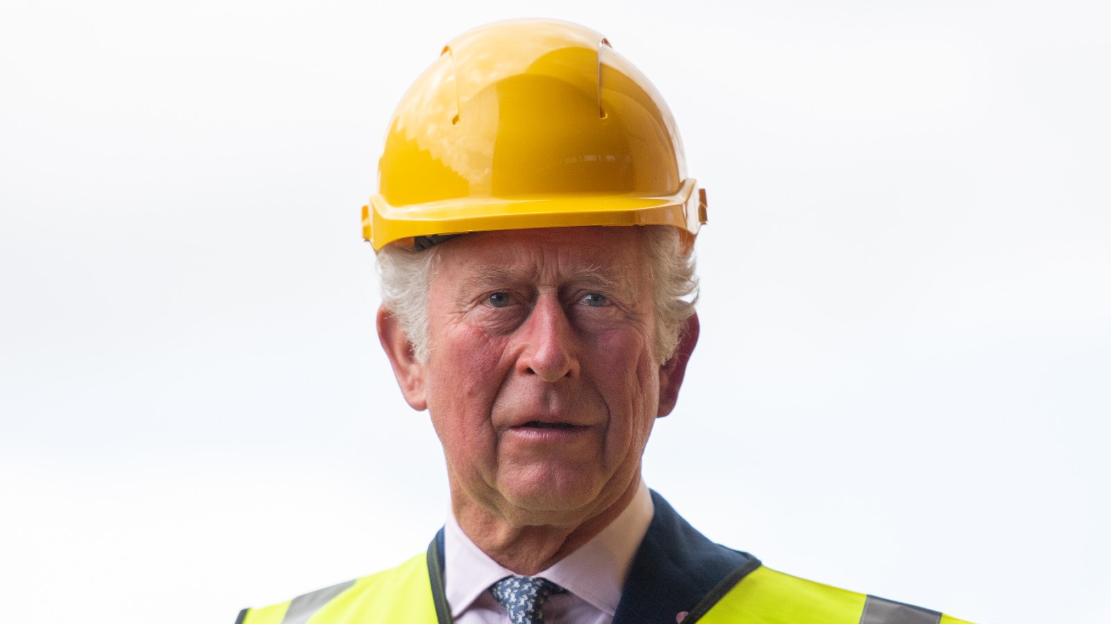 BELFAST, NORTHERN IRELAND - MAY 18: Prince Charles, Prince of Wales visits the Harland & Wolff shipyard on May 18, 2021 in Belfast, Northern Ireland. His Royal Highness celebrates the shipyard's 160th anniversary as part of the long history of commercial shipbuilding in Belfast. (Photo by Samir Hussein - Pool / Getty Images)