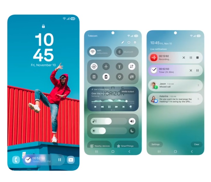 Huge One UI 7 leak shows off Samsung's parental and AI-focused features