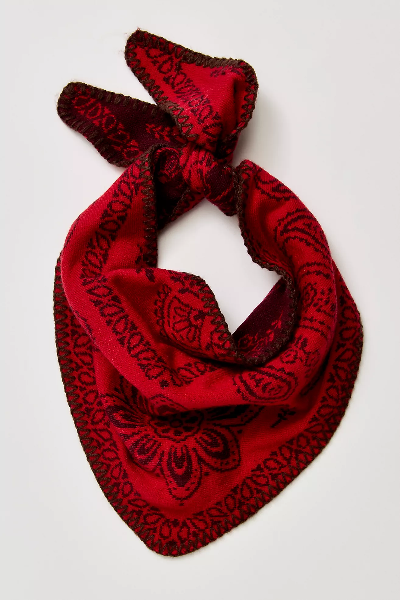 Carmen Knitted Triangle Bandana