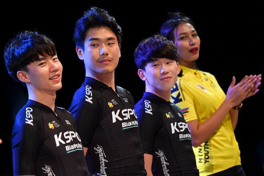 KSPO Bianchi at the Tour de Langkawi team presentation