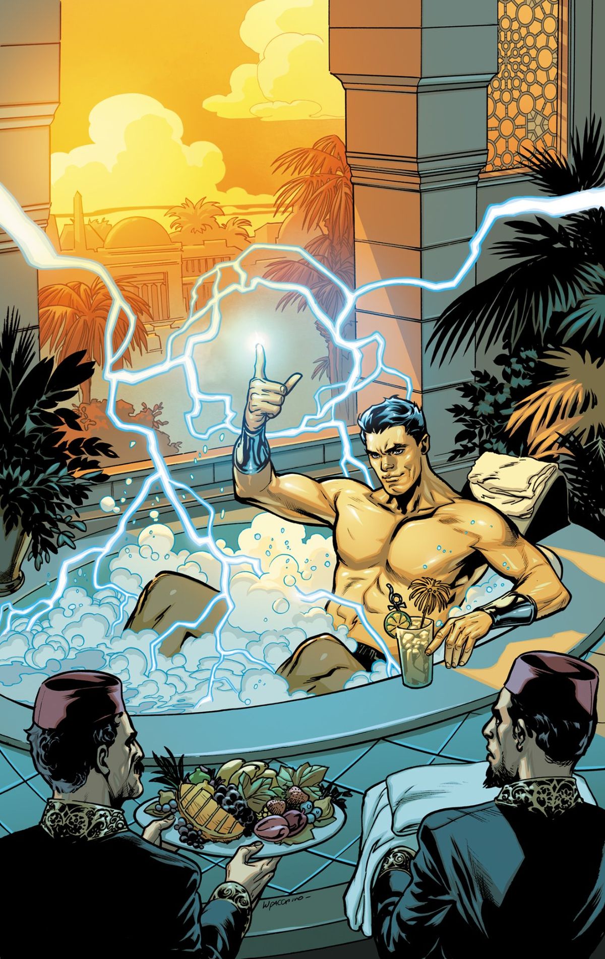 DC August 2022 swimsuit variant covers