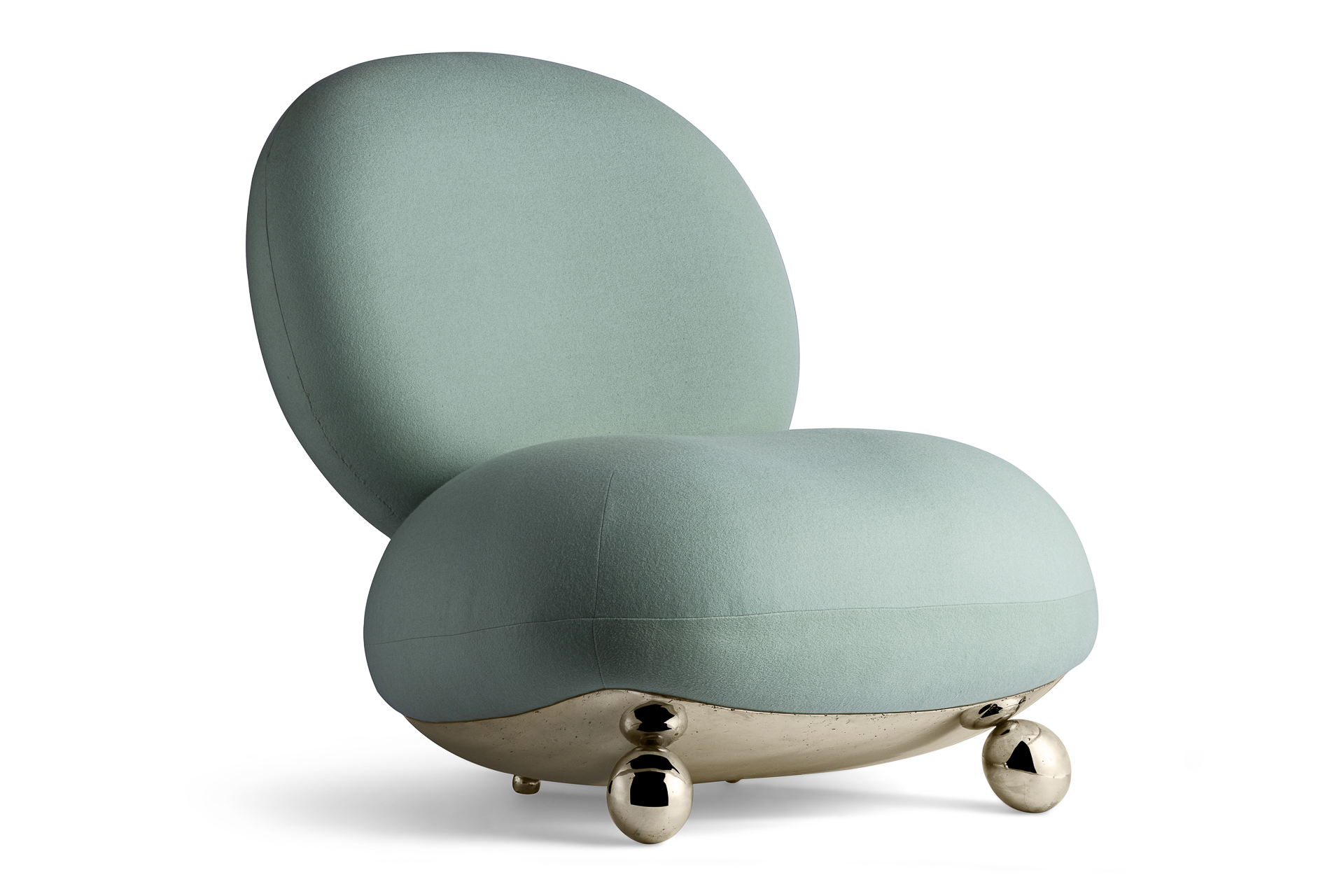 Rooshad Shroff teal chair