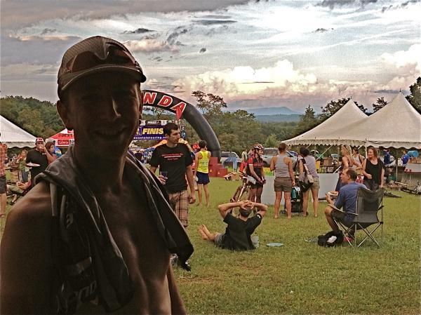 Jeremiah Bishop (Cannondale) after winning the Shenandoah Mountain 100