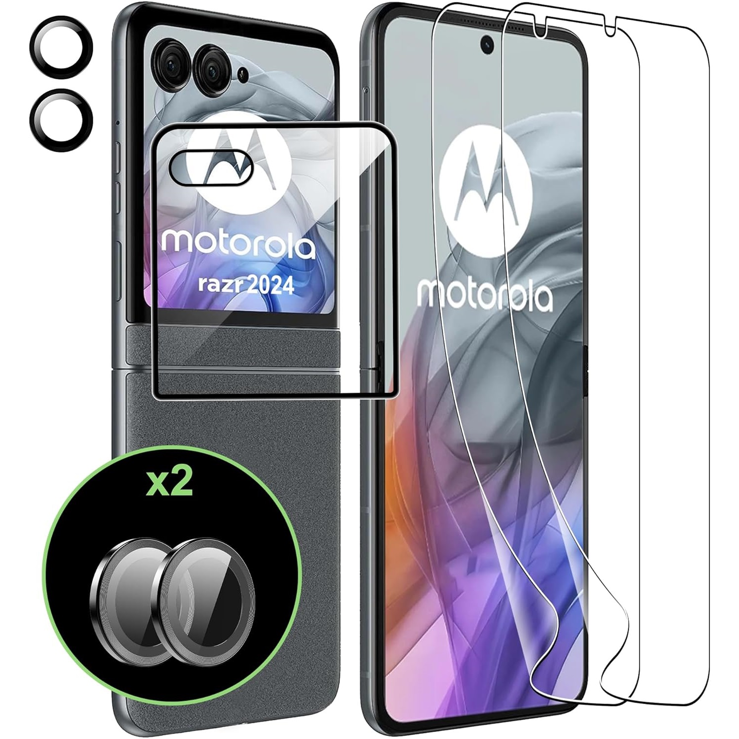 Suttkue Motorola Razr 2024 Screen Protector