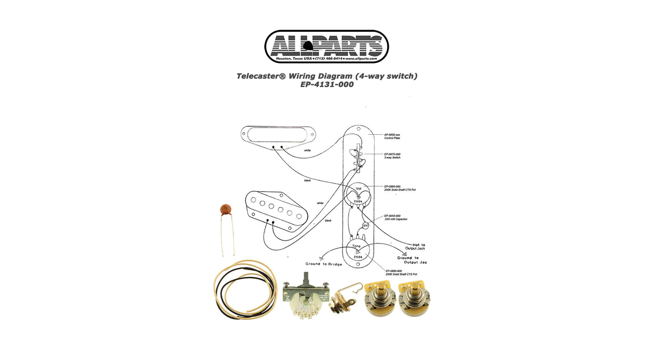 Telecaster 4-way Wiring diagram