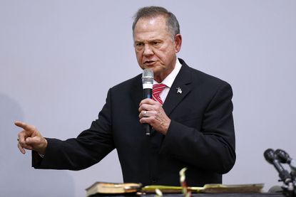 Roy Moore at a campaign event