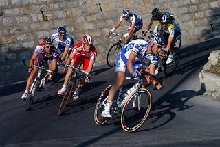 Tom Boonen (Quick Step) ended the day in 15th