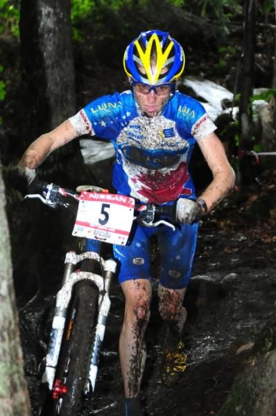 Catherine Pendrel (Luna Women's MTB) wins her third straight Pro XCT