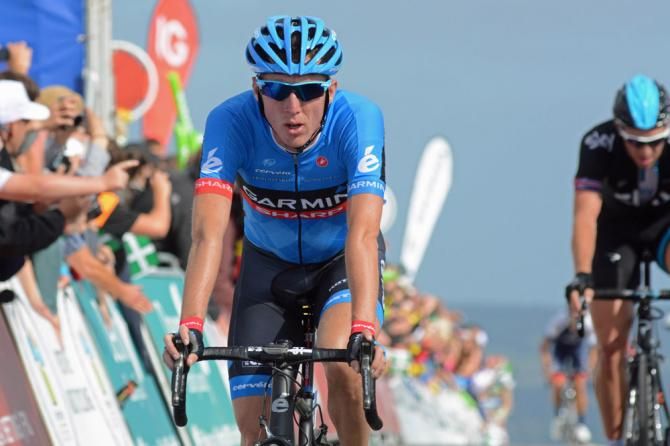 Dan Martin (Garmin-Sharp) at the finish line for stage 6