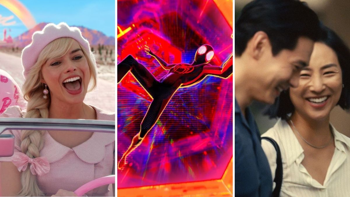 Margot Robbie in Barbie; Miles Morales in Spider-Man: Across the Spider-Verse; Greta Lee in Past Lives