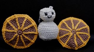This Lucy asteroid mission-inspired crochet spacecraft is one example on how to show enthusiasm for the NASA mission.