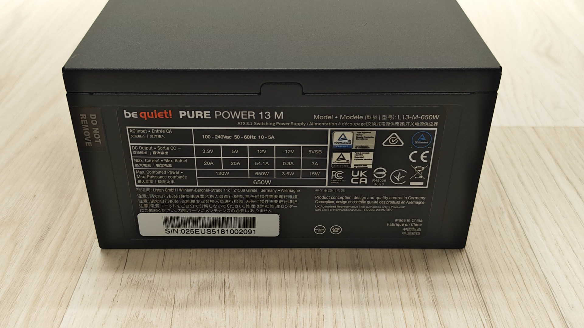 be quiet! Pure Power 13 M 650W PSU