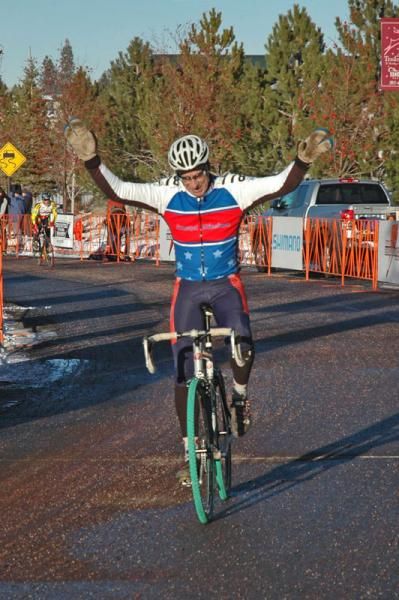 Joe Saling (Team Somerset Valley) wins the 70+ race.