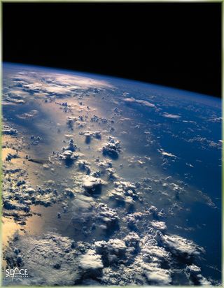 View of Earth from a Suborbital Vehicle