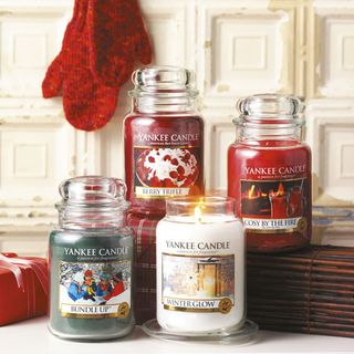 scented glass candles