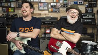 That Pedal Show's Mick Taylor and Dan Steinhardt having a right laugh