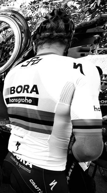 The back of the world champion's jersey