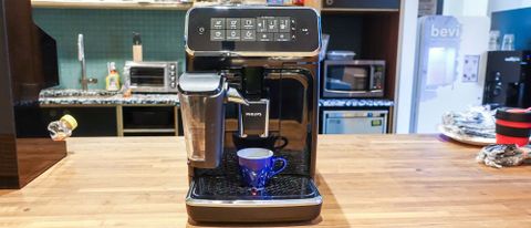 Philips 3200 Series Fully Automatic Espresso Machine w/ LatteGo on counter