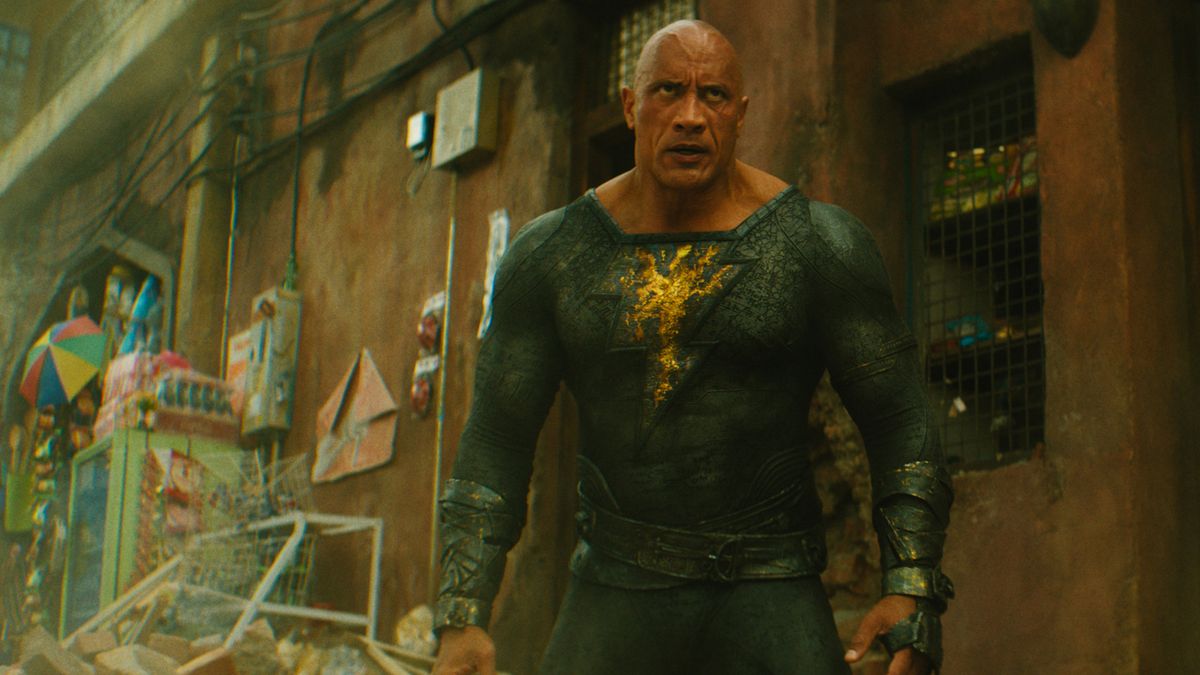 Dwayne Johnson battles helicopters, Justice Society, and demons in new Black Adam trailer