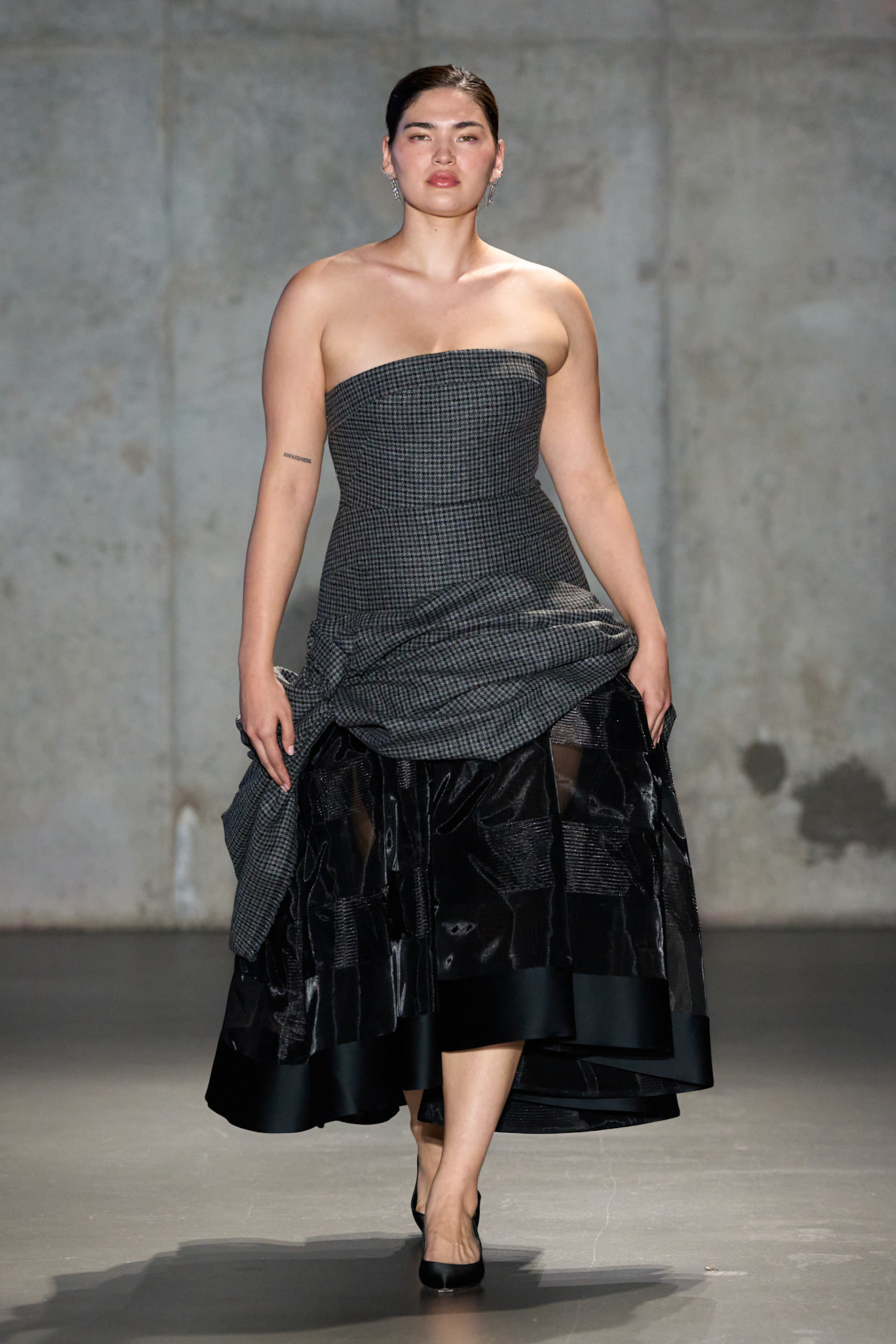 size diversity on the runway at NYFW