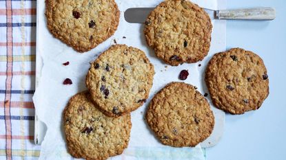 cranberry and oat cookies