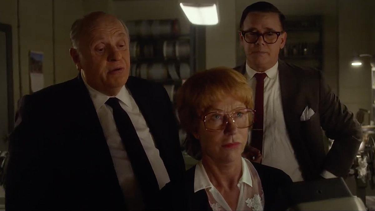 Anthony Hopkins, Helen Miren and Spencer Garrett in Hitchcock (2012)