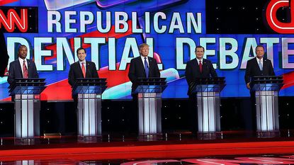 Republican GOP primary debate speakers