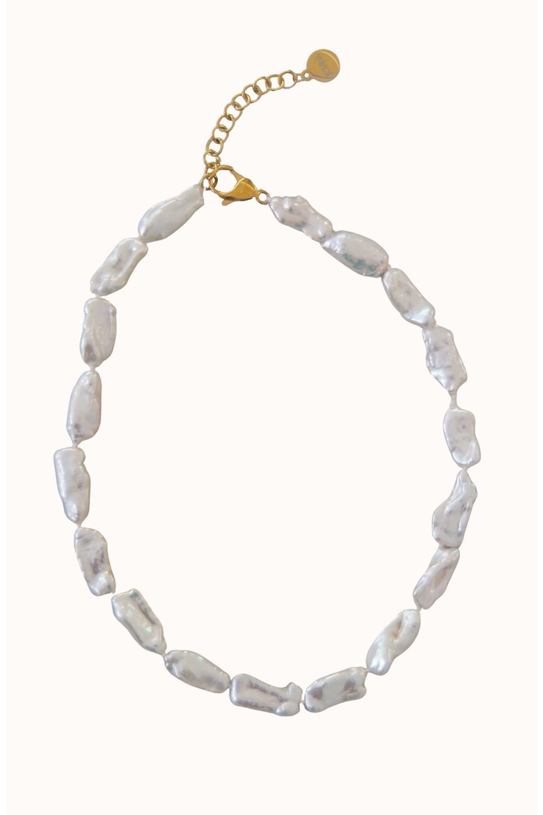 Biwa Pearl Necklace