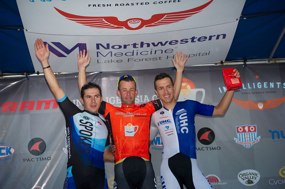 Hilton Clarke (UnitedHealthcare) on the top step of the podium