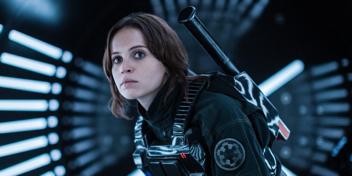 Felicity Jones as Jyn Erso in Rogue One