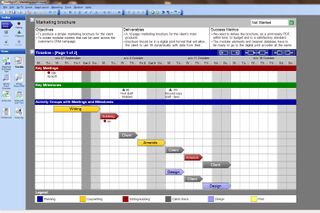 Creating a timeline in Swiftlight is easy, just drag and drop tasks onto the main screen and then assign them to a particular