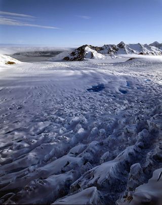 Columbia glacier in Alaska