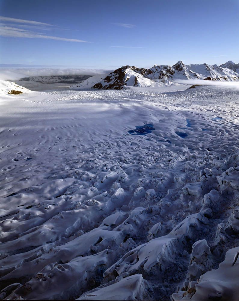 Columbia glacier in Alaska