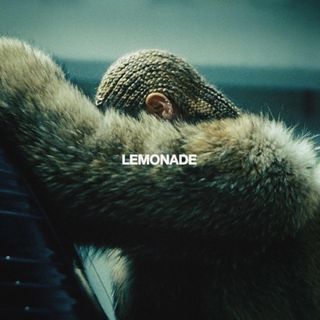 Lemonade cover showing Beyonce bent over and hiding her face