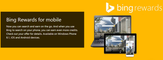 Bing Rewars for Mobile on Windows Phone 8.1