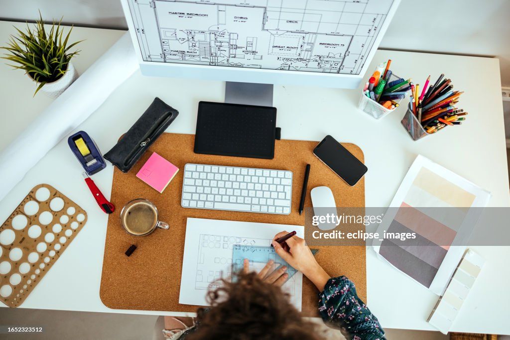 Freelance desk setup 