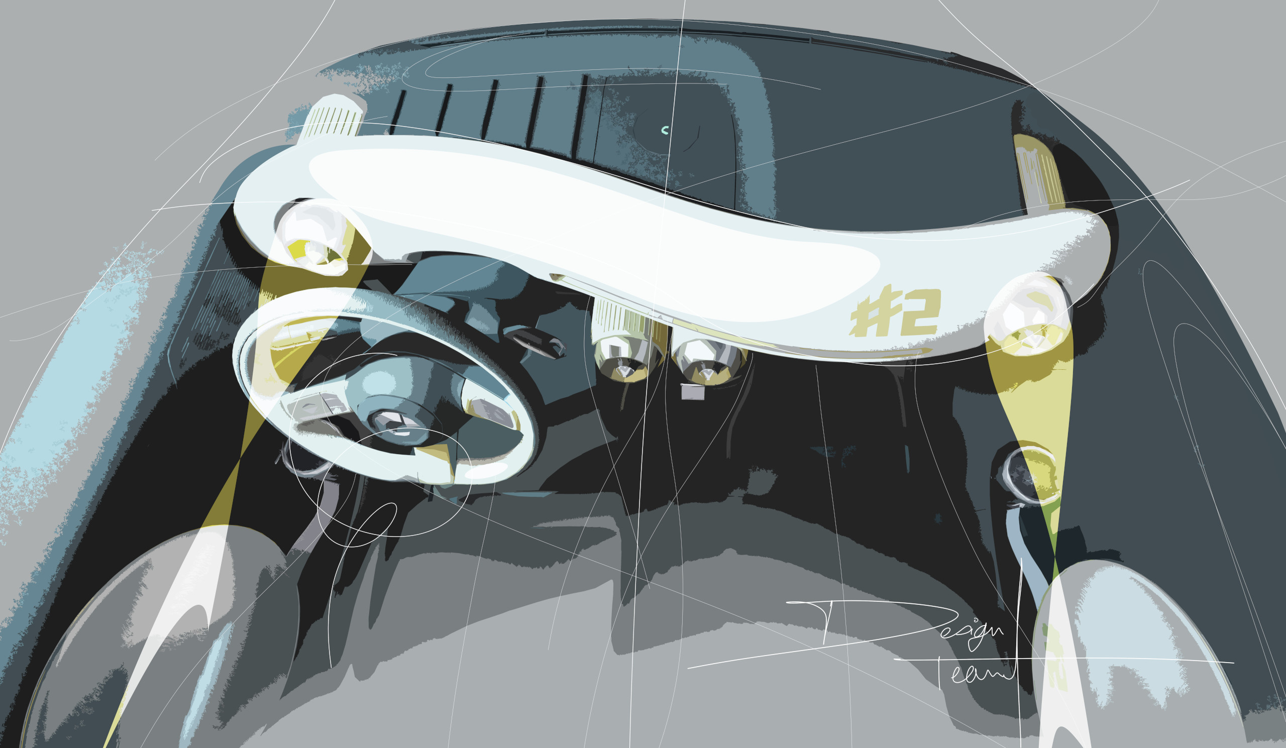 Interior sketch of the Concept #02