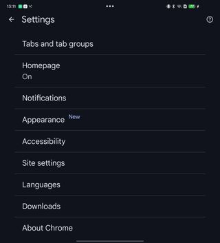 Chrome Bookmark Bar on Android