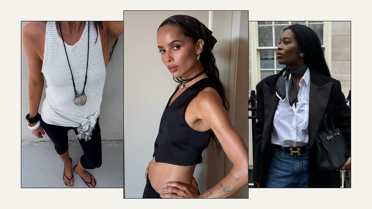 Behold: A Lesson in How to Wear a Silk Scarf, Courtesy of New York, London and Paris's Most Stylish